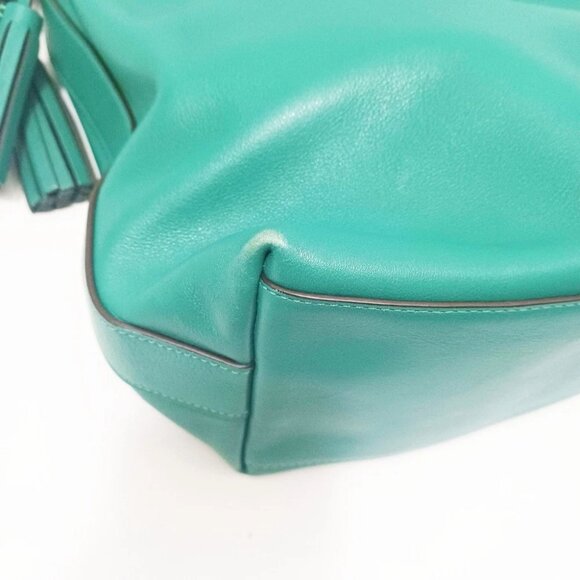 COACH Legacy Leather Duffle Shoulder 19889 Green Leather - Shoulder Bag - Picture 5 of 8